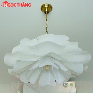 Đèn thả trần hình hoa trang trí bàn ăn phòng khách phòng ngủ 8W E27 220V TTK74 Ngọc Thắng - Ảnh 4