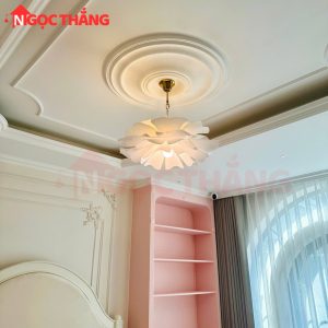 Đèn thả trần hình hoa trang trí bàn ăn phòng khách phòng ngủ 8W E27 220V TTK74 Ngọc Thắng - Ảnh 3
