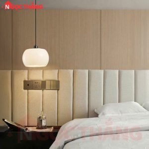 Alternative view of Đèn thả trần thủy tinh trang trí bàn ăn quầy bar phòng ngủ Led 3 chế độ màu E27 220V TT49 Ngọc Thắng
