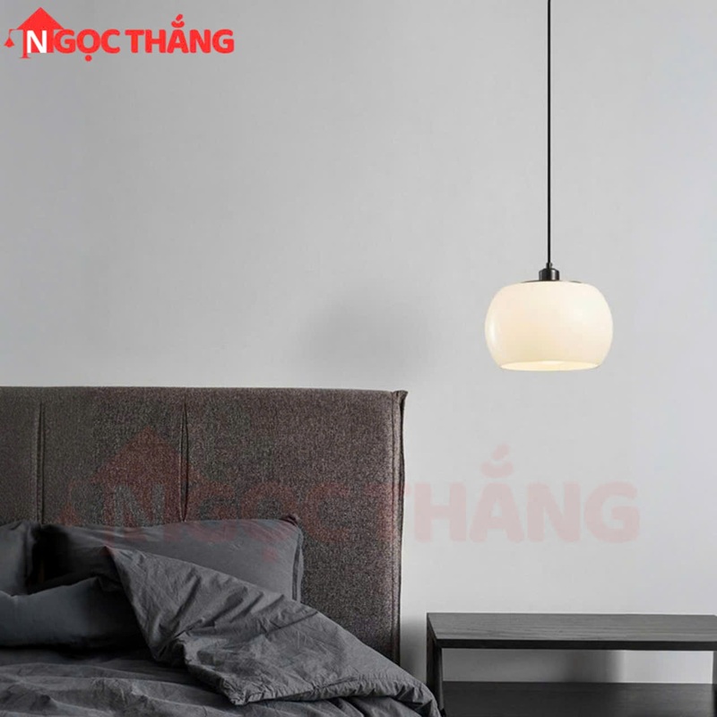 Đèn thả trần thủy tinh trang trí bàn ăn quầy bar phòng ngủ Led 3 chế độ màu E27 220V TT49 Ngọc Thắng - Ảnh 3