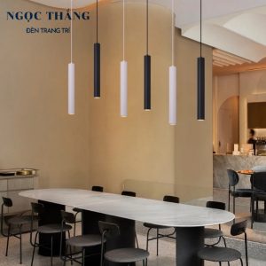 Đèn thả trần hình trụ trang trí phòng ngủ quầy bar bàn ăn Led 7W 220V T8080A Ngọc Thắng
