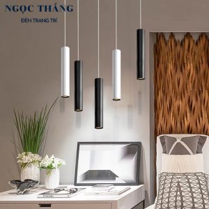 Đèn thả trần hình trụ trang trí phòng ngủ quầy bar bàn ăn Led 7W 220V T8080B Ngọc Thắng