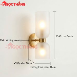 Alternative view of Đèn treo tường ốp tường trang trí phòng khách phòng ngủ cầu thang Led 10W 220V VK113 Ngọc Thắng