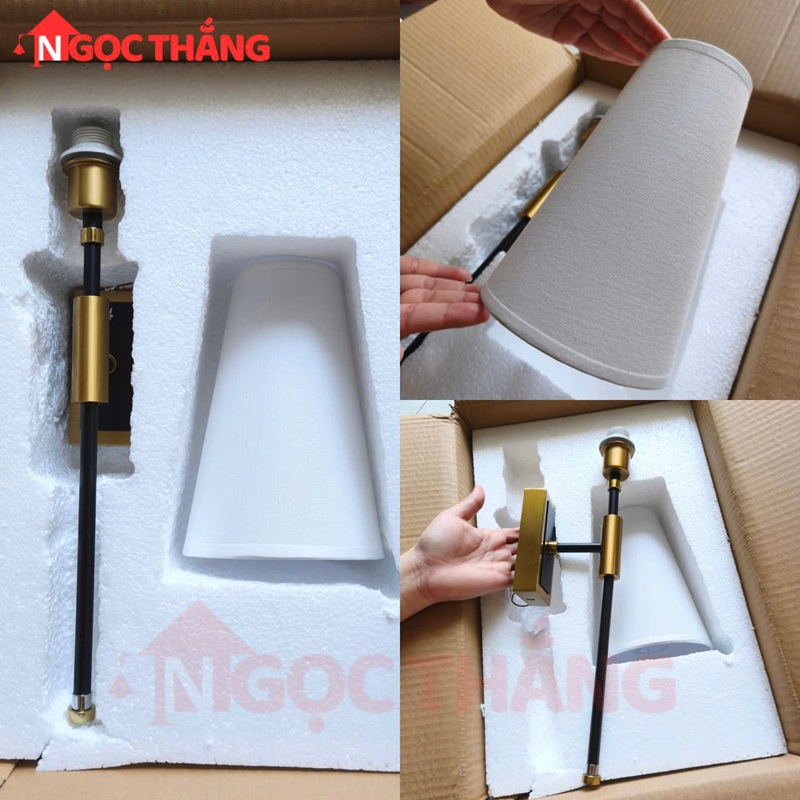Đèn treo tường gắn tường phòng ngủ cầu thang phòng khách GT418-25 Ngọc Thắng - Ảnh 4