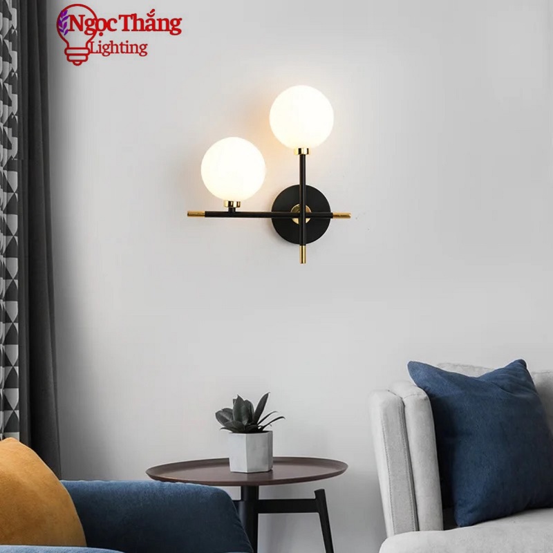 Đèn treo tường ốp tường trang trí phòng khách phòng ngủ cầu thang V8890 Ngọc Thắng