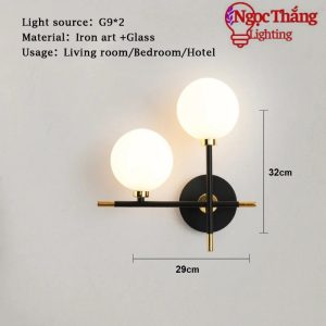 Alternative view of Đèn treo tường ốp tường trang trí phòng khách phòng ngủ cầu thang V8890 Ngọc Thắng