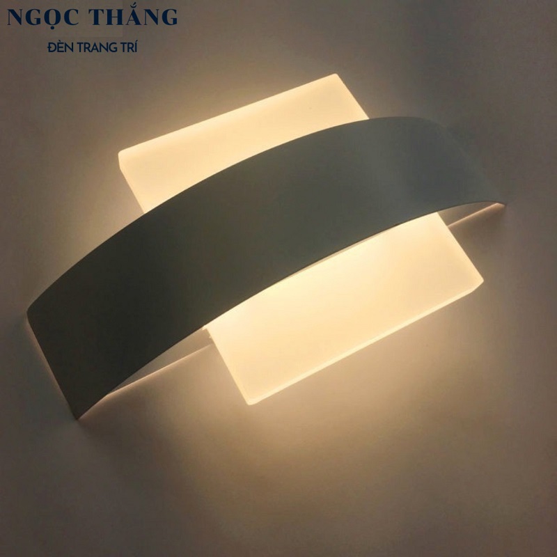 Đèn Led treo tường ốp tường trang trí trong nhà cầu thang ánh sáng vàng Led 7W GT341 Ngọc Thắng - Ảnh 6