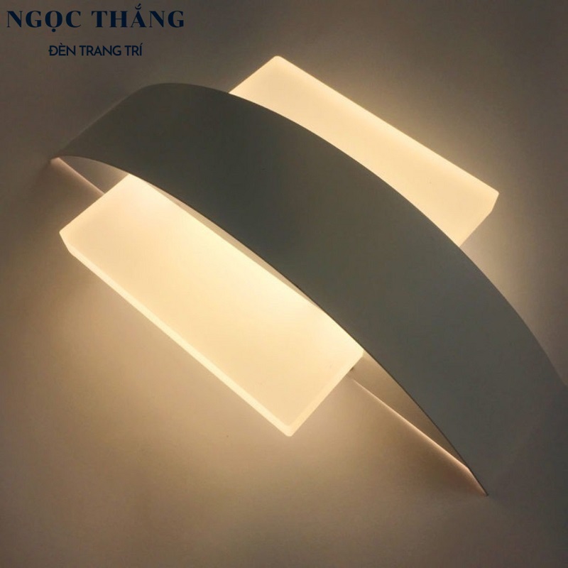 Đèn Led treo tường ốp tường trang trí trong nhà cầu thang ánh sáng vàng Led 7W GT341 Ngọc Thắng - Ảnh 2
