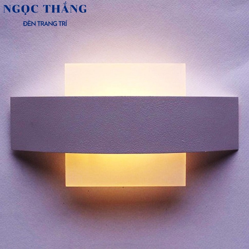 Đèn Led treo tường ốp tường trang trí trong nhà cầu thang ánh sáng vàng Led 7W GT341 Ngọc Thắng - Ảnh 7