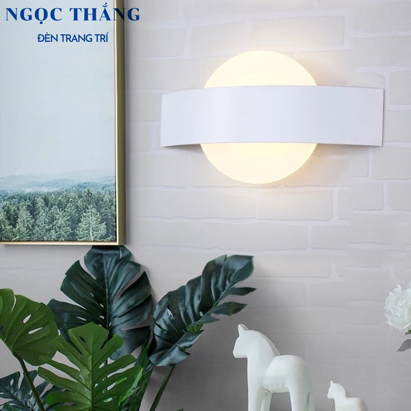 Đèn Led treo tường ốp tường trang trí trong nhà cầu thang ánh sáng vàng Led 7W GT341 Ngọc Thắng