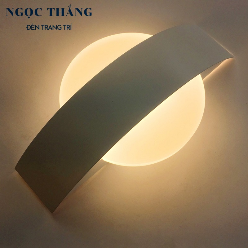 Đèn Led treo tường ốp tường trang trí trong nhà cầu thang ánh sáng vàng Led 7W GT341 Ngọc Thắng - Ảnh 3