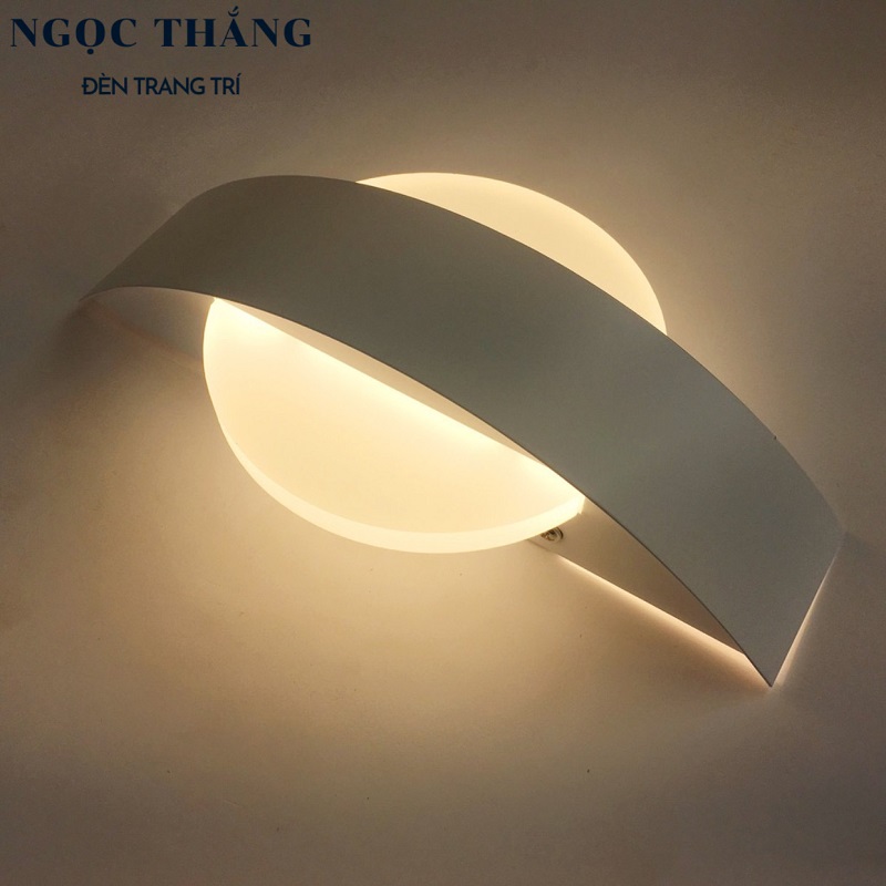 Đèn Led treo tường ốp tường trang trí trong nhà cầu thang ánh sáng vàng Led 7W GT341 Ngọc Thắng - Ảnh 4