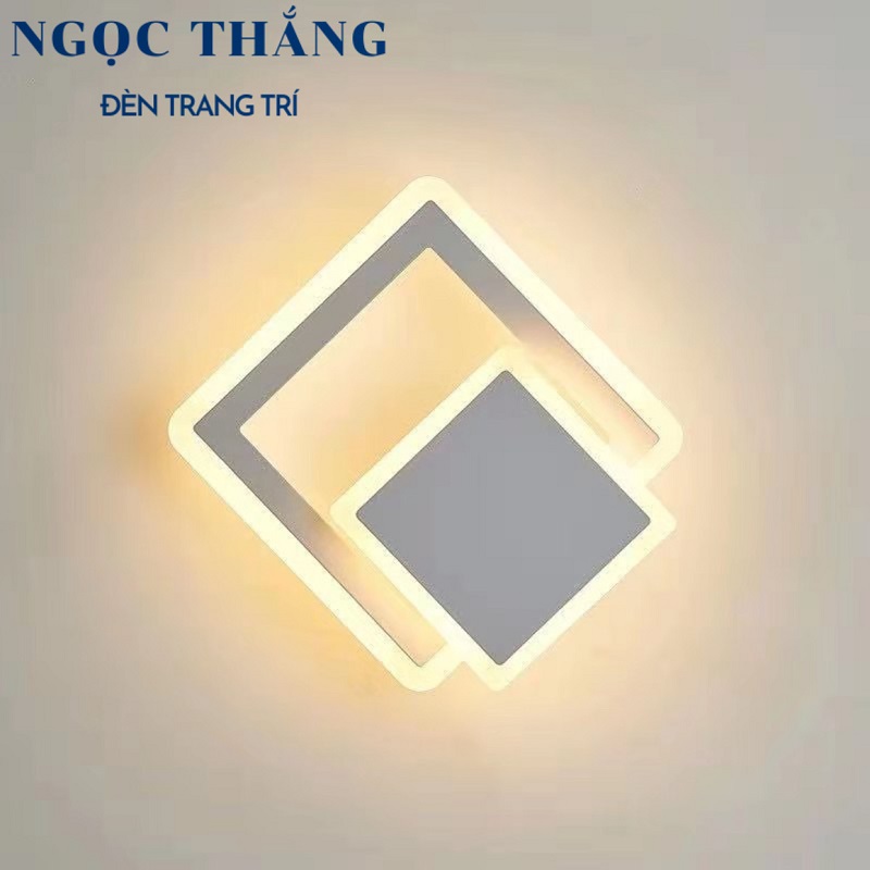 Đèn Led treo tường ốp tường trang trí trong nhà cầu thang Led 3 màu 8W 220V GT486 Ngọc Thắng