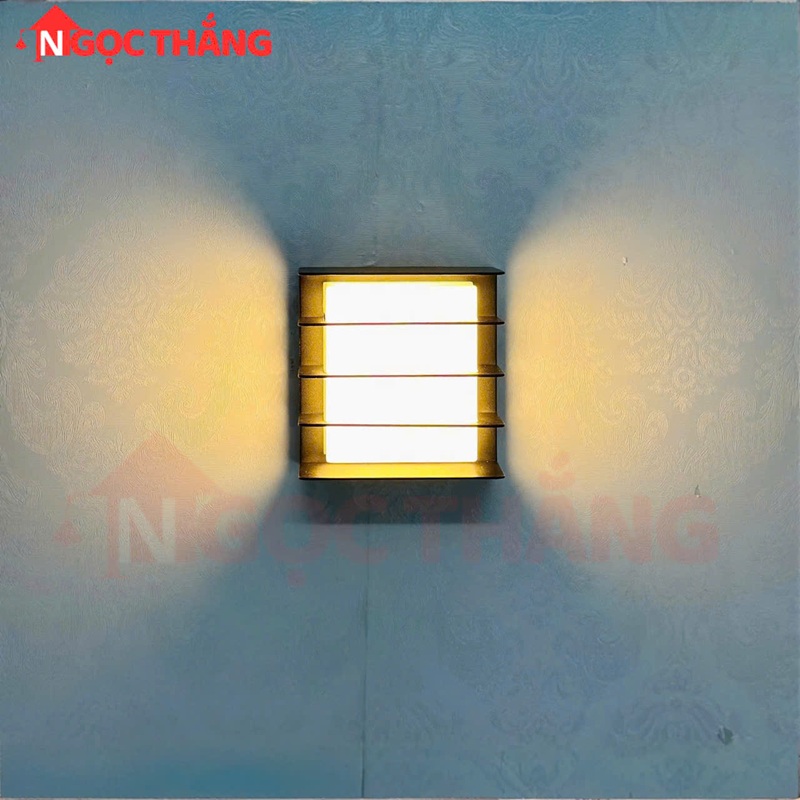 Đèn treo tường ngoài trời chống nước trang trí cầu thang Led 12W 220V VNT1078 Ngọc Thắng - Ảnh 6