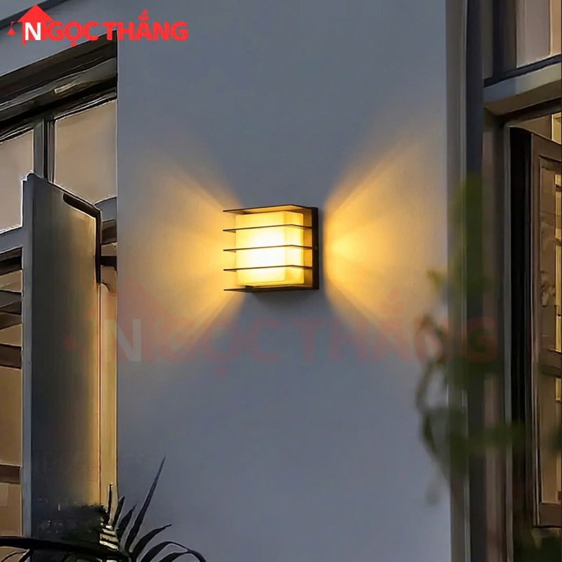 Đèn treo tường ngoài trời chống nước trang trí cầu thang Led 12W 220V VNT1078 Ngọc Thắng