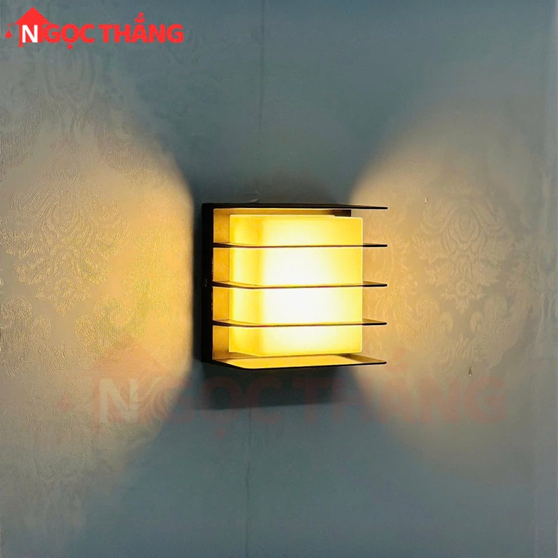 Đèn treo tường ngoài trời chống nước trang trí cầu thang Led 12W 220V VNT1078 Ngọc Thắng - Ảnh 2