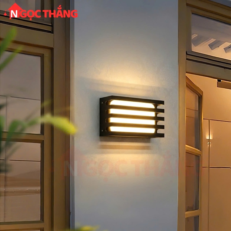 Đèn treo tường ngoài trời chống nước trang trí cầu thang Led 12W 220V VNT1078 Ngọc Thắng - Ảnh 14