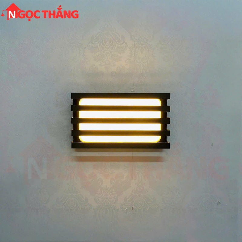 Đèn treo tường ngoài trời chống nước trang trí cầu thang Led 12W 220V VNT1078 Ngọc Thắng - Ảnh 12