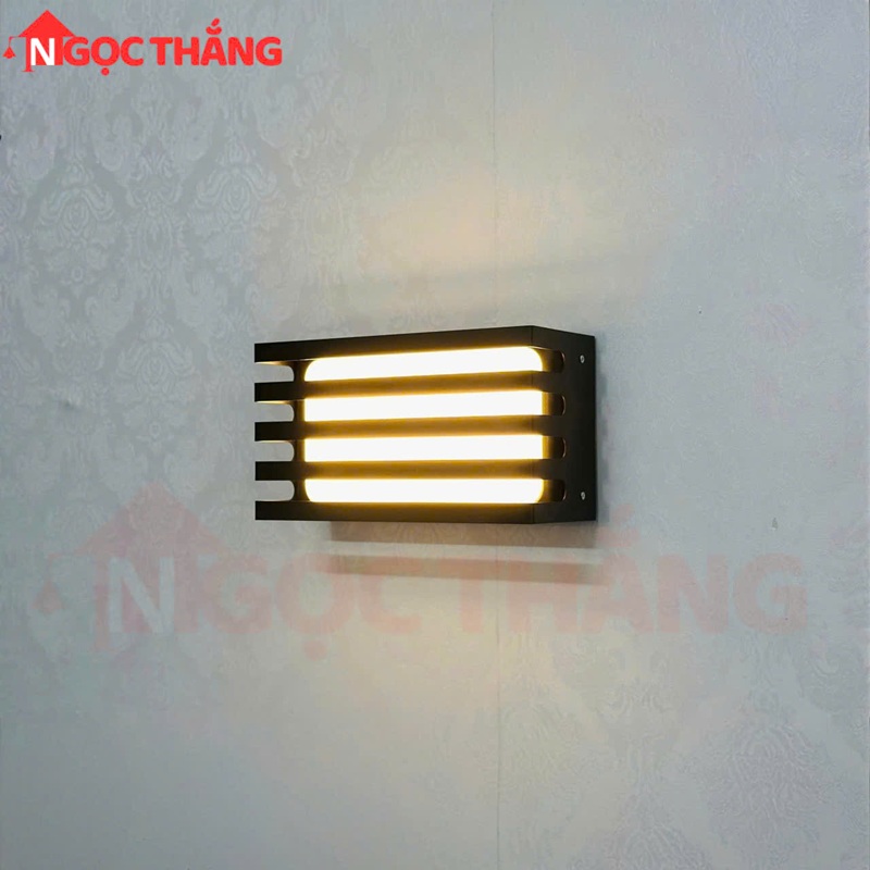 Đèn treo tường ngoài trời chống nước trang trí cầu thang Led 12W 220V VNT1078 Ngọc Thắng - Ảnh 10