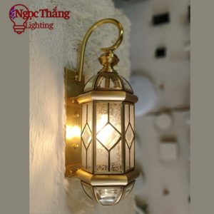 Alternative view of Đèn treo tường gắn tường cổ điển ốp cột đèn trụ cổng ngoài trời 12W E27 220V VD06 Ngọc Thắng