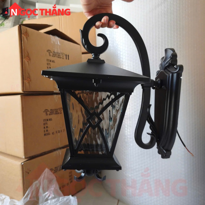 Đèn treo tường ngoài trời gắn tường ốp tường trang trí cổng hành lang 220V GTNT13 Ngọc Thắng - Ảnh 5