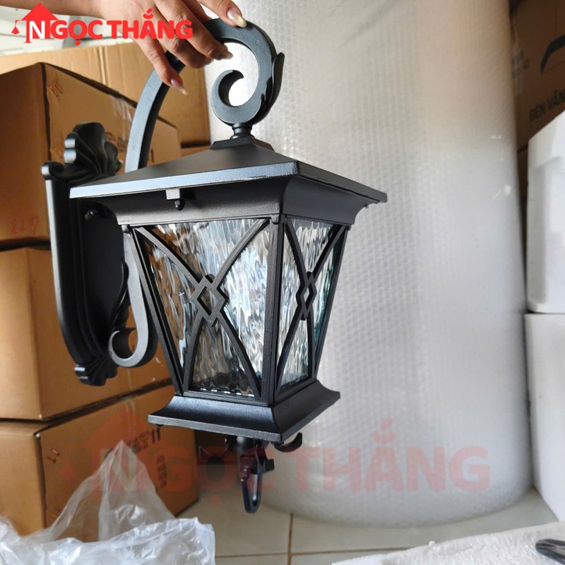 Đèn treo tường ngoài trời gắn tường ốp tường trang trí cổng hành lang 220V GTNT13 Ngọc Thắng - Ảnh 6