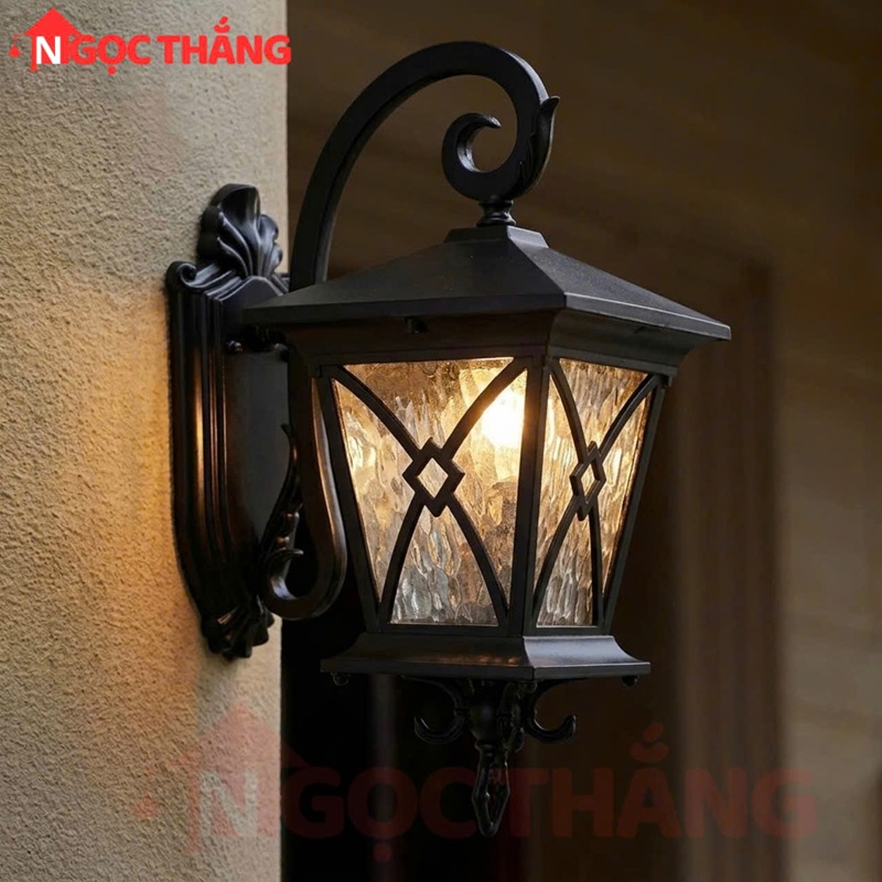 Đèn treo tường ngoài trời gắn tường ốp tường trang trí cổng hành lang 220V GTNT13 Ngọc Thắng