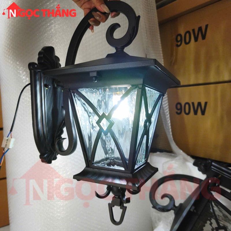 Đèn treo tường ngoài trời gắn tường ốp tường trang trí cổng hành lang 220V GTNT13 Ngọc Thắng - Ảnh 9