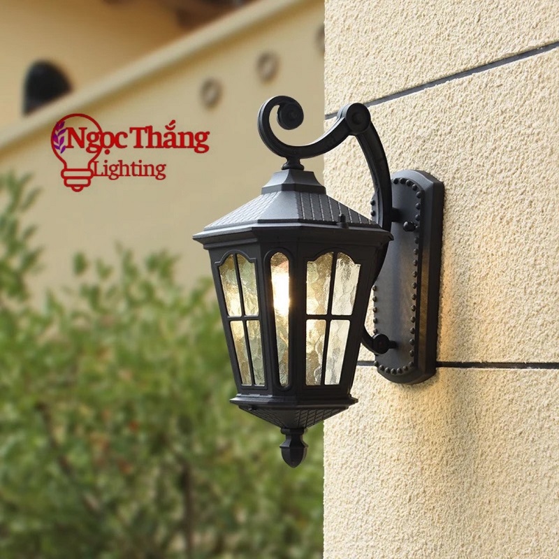 Đèn treo tường gắn tường ốp cột đèn trụ cổng ngoài trời 12W 220V VNT6675 Ngọc Thắng