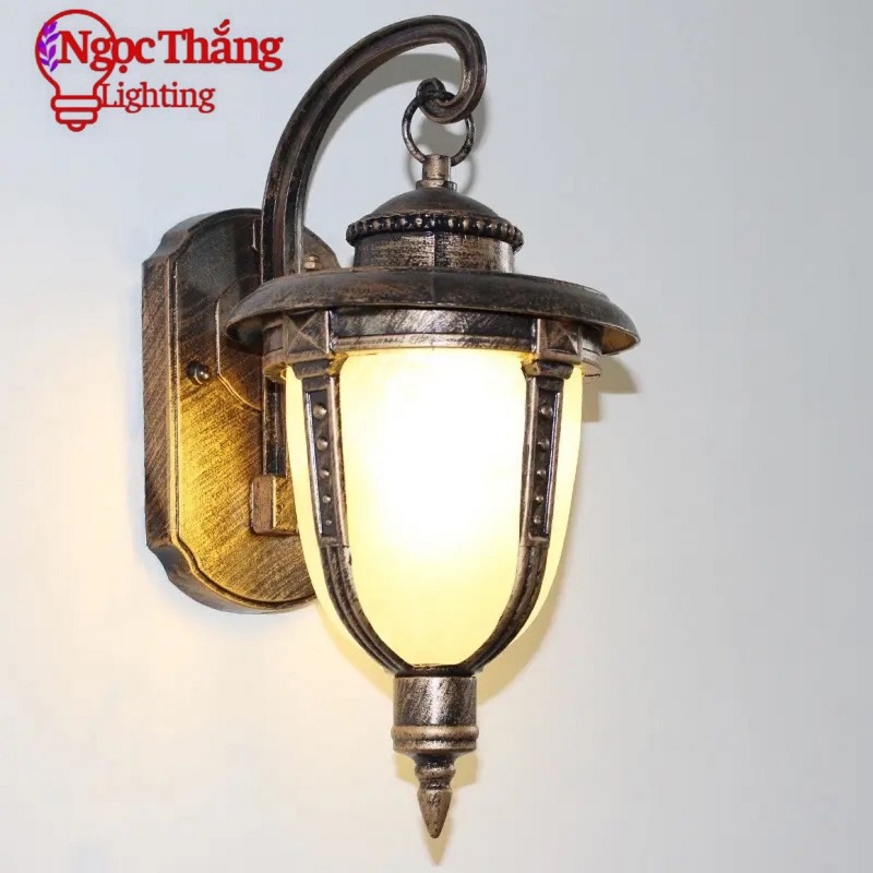 Đèn treo tường ốp cột đèn trụ cổng ngoài trời trang trí quán cà phê 220V VNT7104 Ngọc Thắng