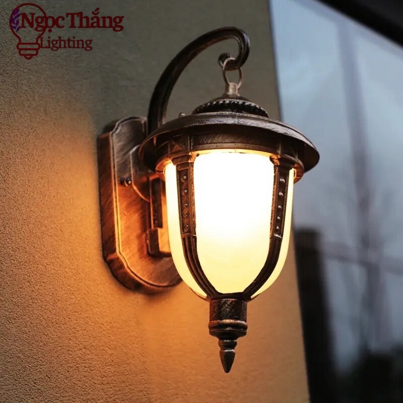 Đèn treo tường ốp cột đèn trụ cổng ngoài trời trang trí quán cà phê 220V VNT7104 Ngọc Thắng - Ảnh 2