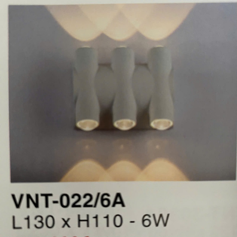 Đèn treo tường ngoài trời hắt 2 4 6 8 tia trang trí cầu thang Led 4W 220V VNT022/4B Ngọc Thắng - Ảnh 9