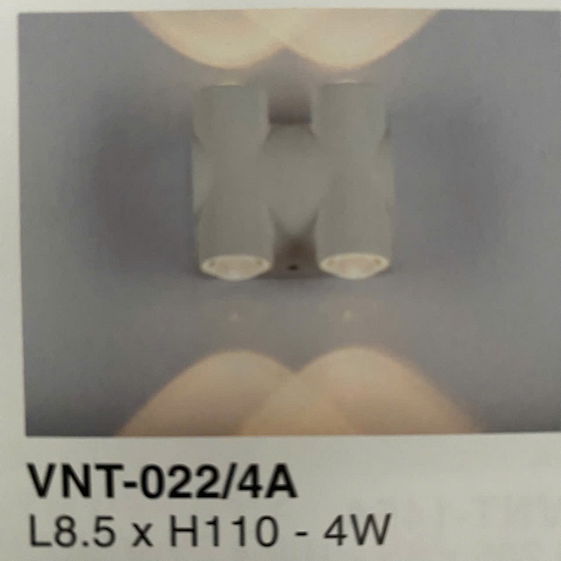 Đèn treo tường ngoài trời hắt 2 4 6 8 tia trang trí cầu thang Led 4W 220V VNT022/4B Ngọc Thắng - Ảnh 7