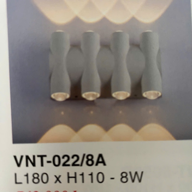 Đèn treo tường ngoài trời hắt 2 4 6 8 tia trang trí cầu thang Led 4W 220V VNT022/4B Ngọc Thắng - Ảnh 11