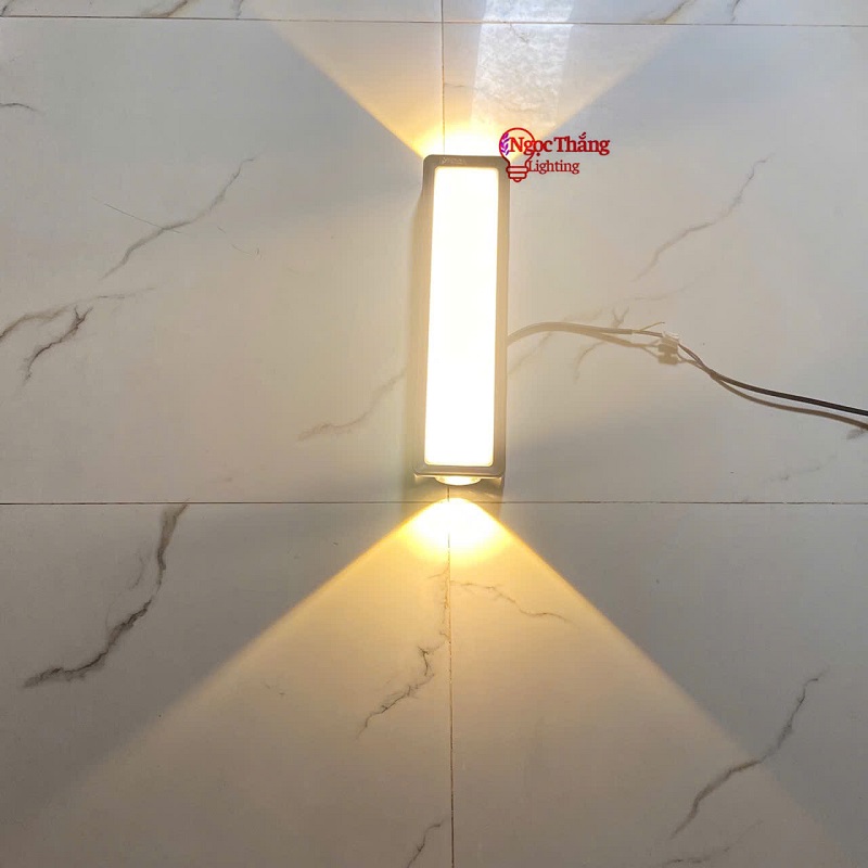 Đèn treo tường ngoài trời ốp cổng chống nước trang trí cầu thang Led 24W 220V VNT240B Ngọc Thắng - Ảnh 5