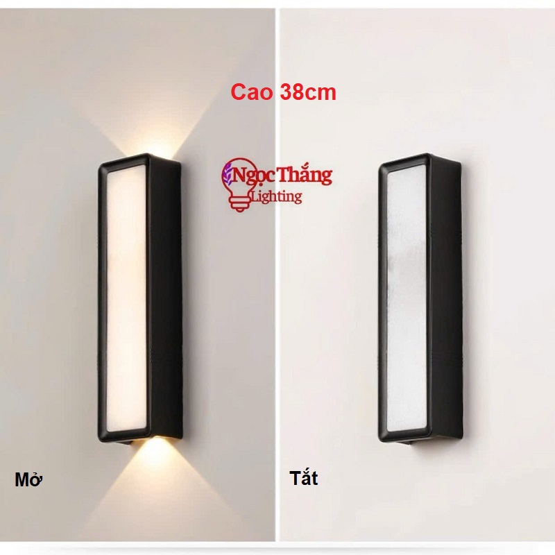 Đèn treo tường ngoài trời ốp cổng chống nước trang trí cầu thang Led 24W 220V VNT240B Ngọc Thắng - Ảnh 14