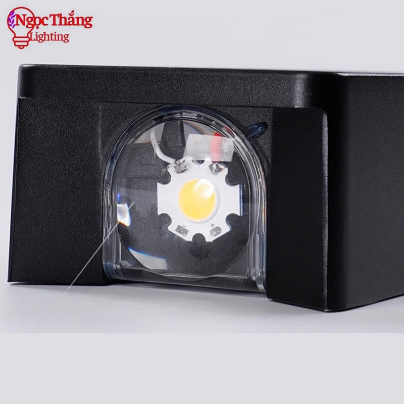 Đèn treo tường ngoài trời ốp cổng chống nước trang trí cầu thang Led 24W 220V VNT240B Ngọc Thắng - Ảnh 12