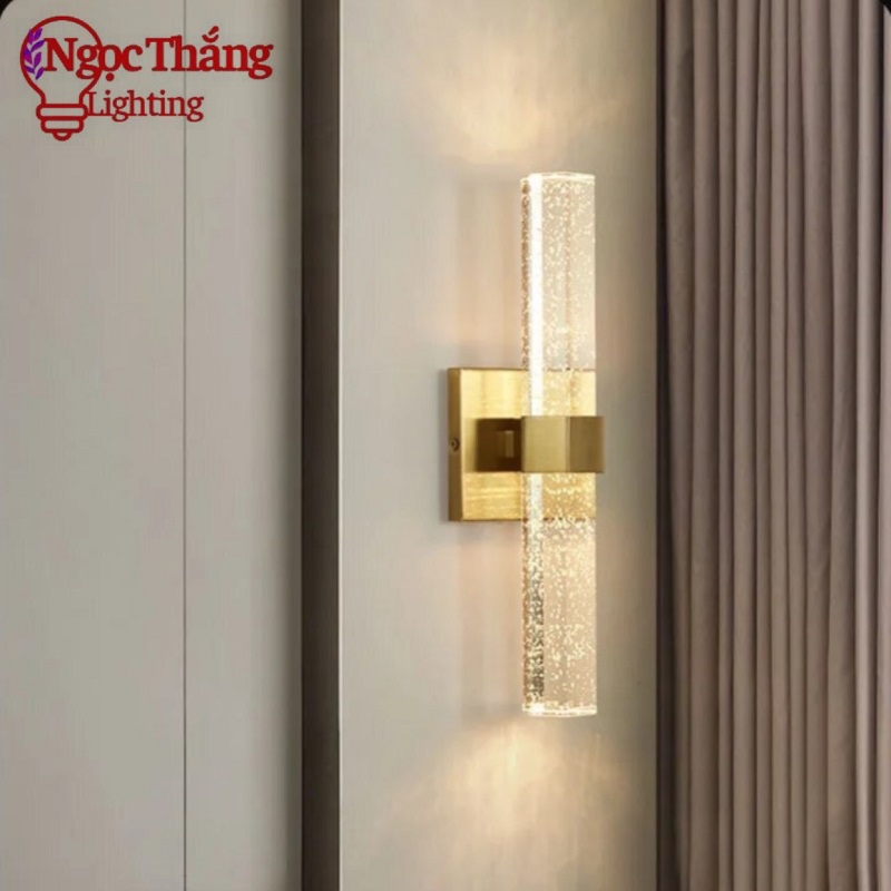 Đèn treo tường pha lê trang trí phòng khách phòng ngủ Bảo Hành 24 Tháng Led 8W GT471 Ngọc Thắng