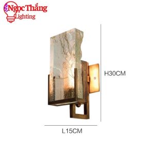 Alternative view of Đèn treo tường pha lê trang trí phòng khách phòng ngủ Bảo Hành 24 Tháng Led 8W VPL143 Ngọc Thắng