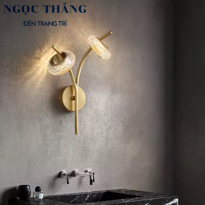 Đèn treo tường ốp tường pha lê trang trí phòng ngủ phòng khách Bảo Hành 24 Tháng GT3022 Ngọc Thắng - Ảnh 4