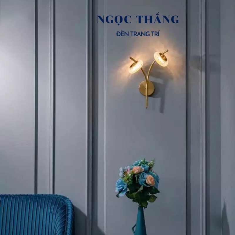 Đèn treo tường ốp tường pha lê trang trí phòng ngủ phòng khách Bảo Hành 24 Tháng GT3022 Ngọc Thắng - Ảnh 3
