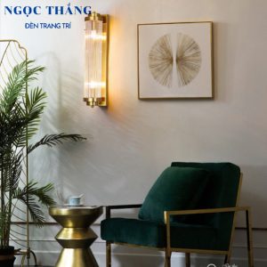 Đèn treo tường ốp tường pha lê cao cấp trang trí trong nhà cầu thang Led 8W 220V GT841B Ngọc Thắng