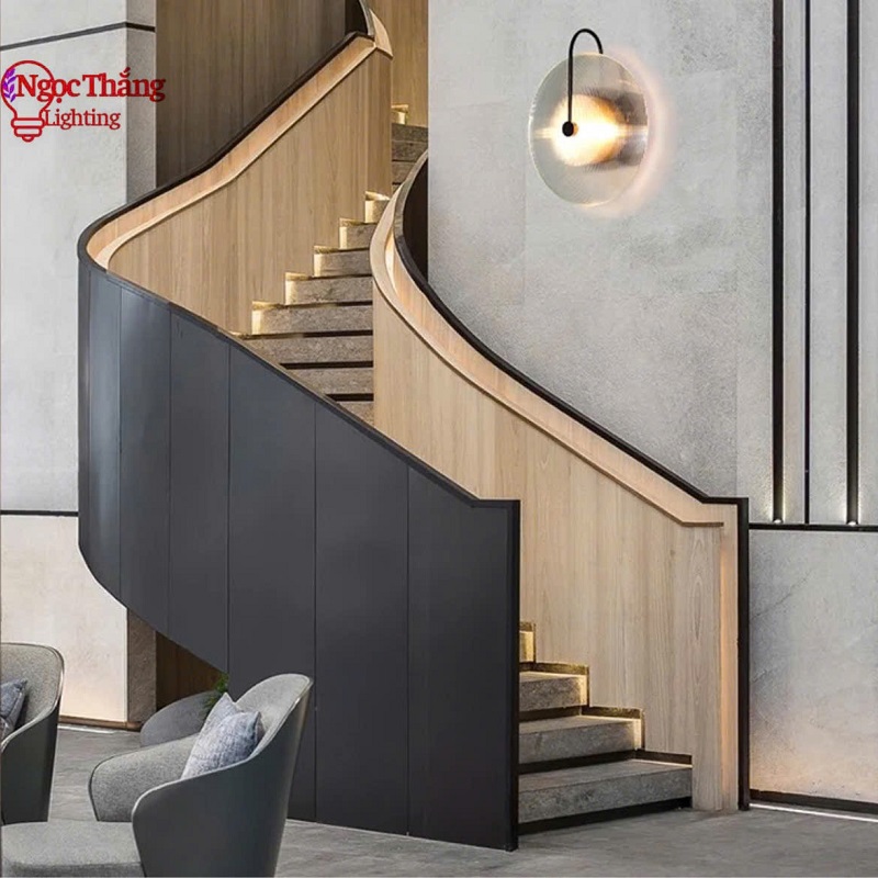 Đèn treo tường ốp tường phòng khách phòng ngủ cầu thang ánh sáng vàng 220V VK146 Ngọc Thắng - Ảnh 12