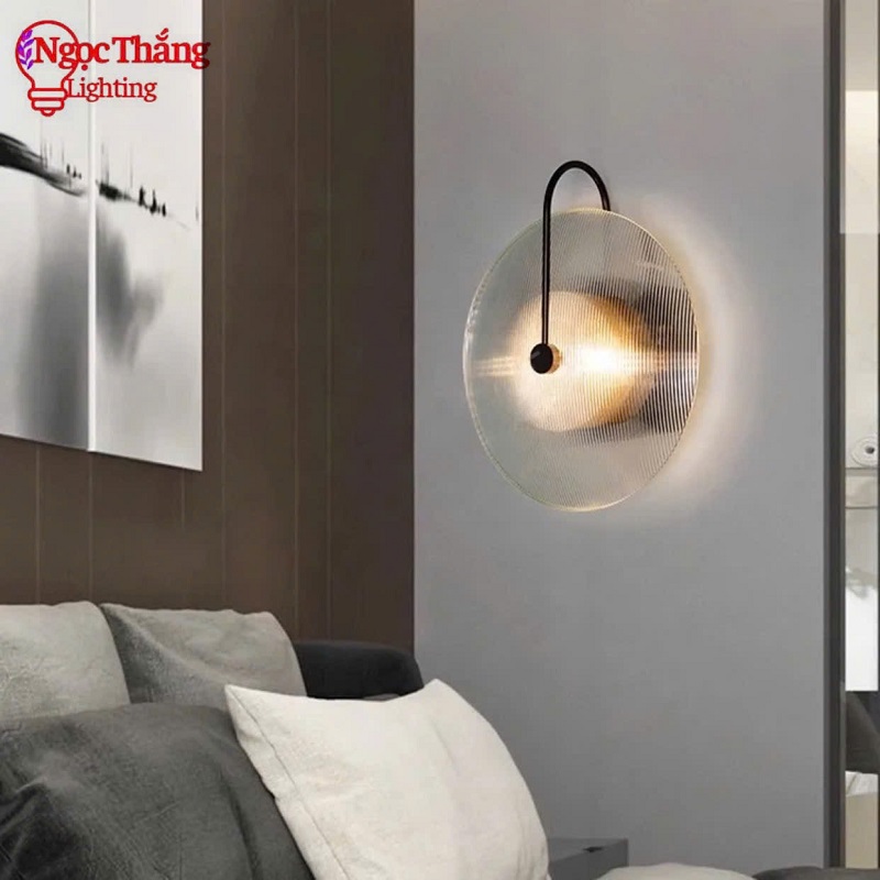Đèn treo tường ốp tường phòng khách phòng ngủ cầu thang ánh sáng vàng 220V VK146 Ngọc Thắng - Ảnh 7