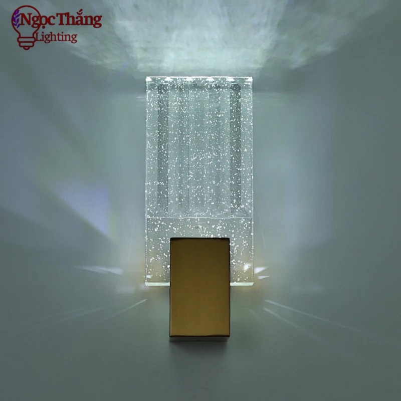 Đèn treo tường gắn tường pha lê cao cấp trang trí trong nhà cầu thang 8W Led 3 chế độ màu VPL25 Ngọc Thắng - Ảnh 26