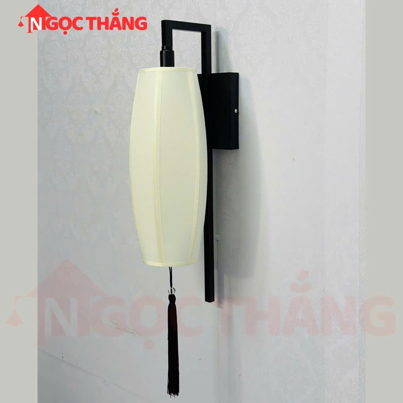 Đèn treo tường phong cách Trung Hoa trang trí phòng ngủ phòng khách E27 VK202 Ngọc Thắng - Ảnh 4