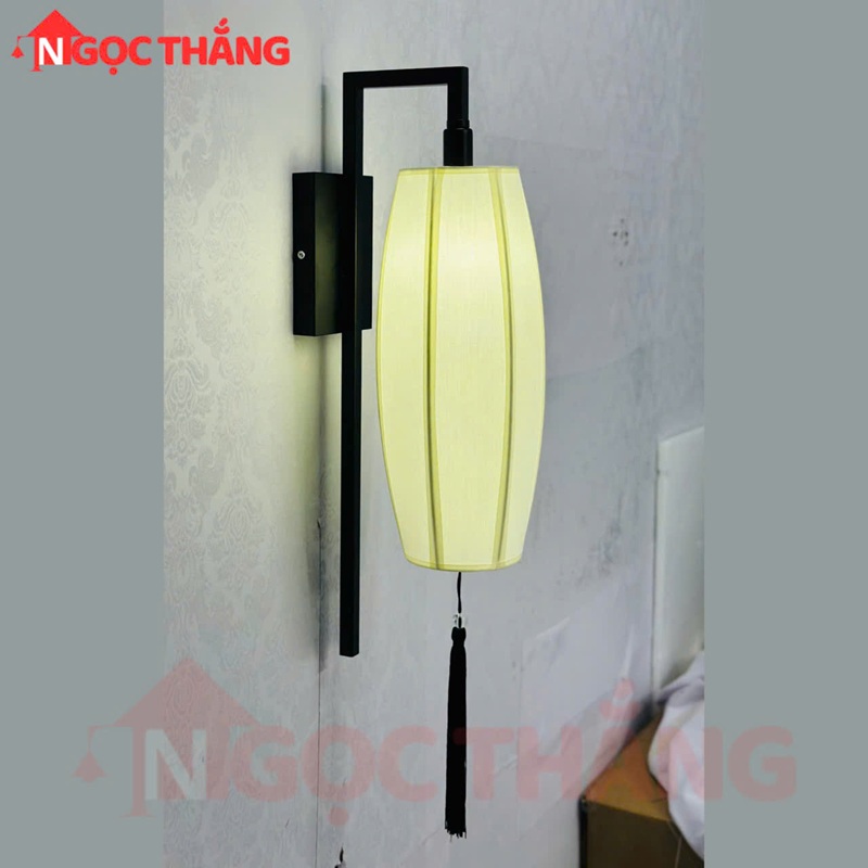 Đèn treo tường phong cách Trung Hoa trang trí phòng ngủ phòng khách E27 VK202 Ngọc Thắng - Ảnh 3