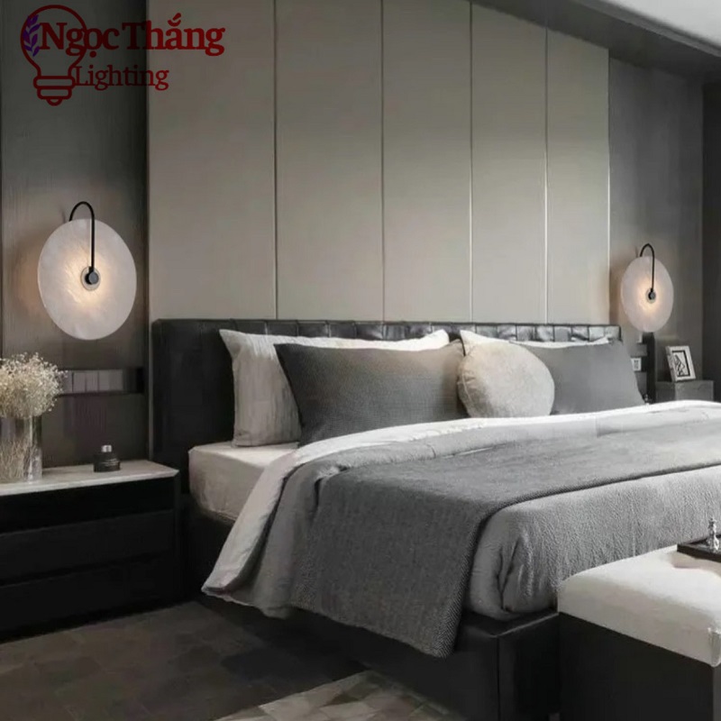 Đèn treo tường ốp tường phòng khách phòng ngủ cầu thang ánh sáng vàng 220V VK146 Ngọc Thắng - Ảnh 20