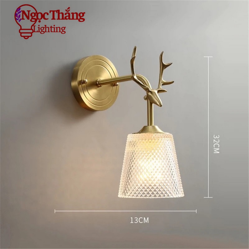 Đèn treo tường phòng ngủ ốp tường trang trí phòng khách cầu thang cao cấp Led 3 chế độ màu 12W VK112 Ngọc Thắng - Ảnh 2