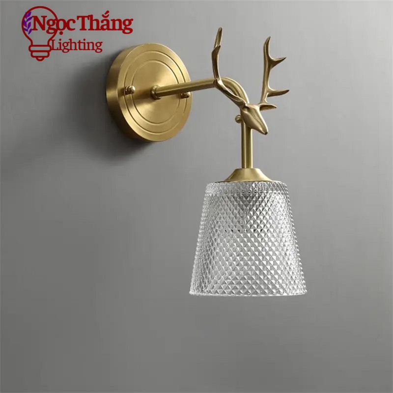 Đèn treo tường phòng ngủ ốp tường trang trí phòng khách cầu thang cao cấp Led 3 chế độ màu 12W VK112 Ngọc Thắng - Ảnh 8